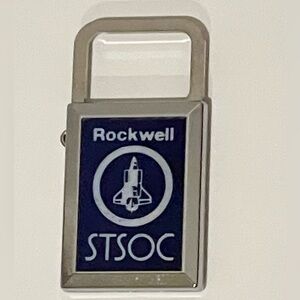 Rockwell STSOC vintage keyring fob.